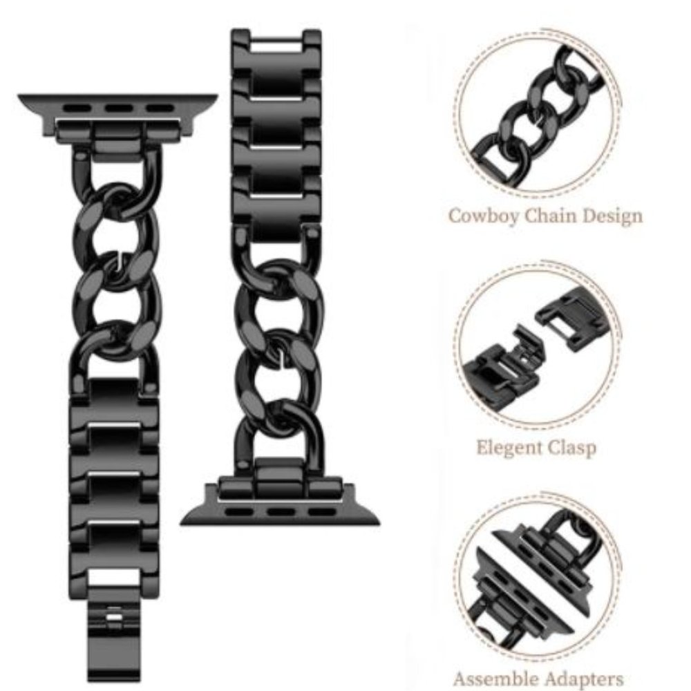 NEW Strap Chain Stainless Band For Apple Watch - Picture 13 of 16